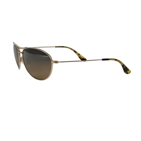 Maui Jim babybeach aviator titanium MJ245 16 56 18 120 polarized sunglasses